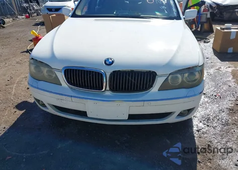 2006 BMW 750Li z USA, uszkodzony, nr VIN WBAHN83556DT30192